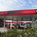 Texaco, tankstation, benzinepomp