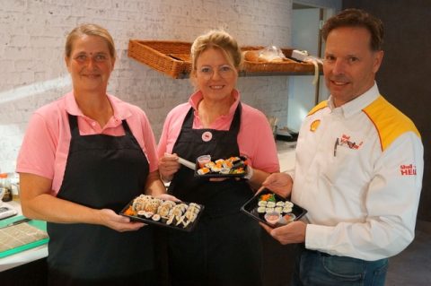 Verse sushi bestellen en afhalen bij Shell Groot Jebbink in Vorden